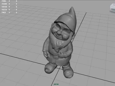Garden Gnome 4 3D model