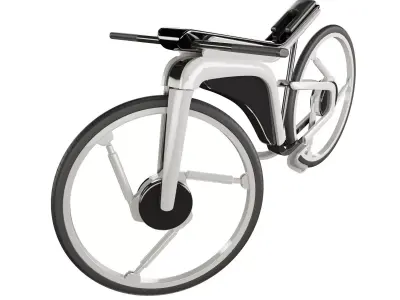 Tesla model B  Electric bike  3D model