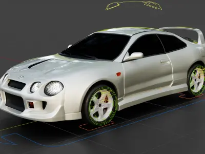 Toyota Celica Gt4 3D model