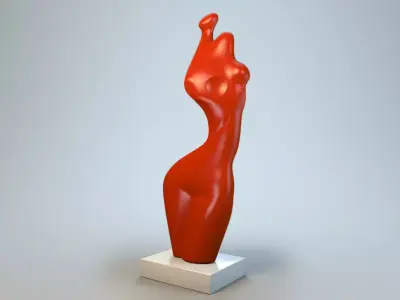 Sculpture Amazon 3D model
