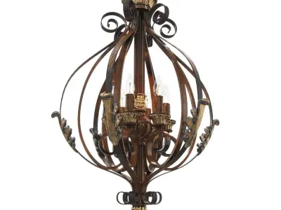 Livex Villa Verona 855 Foyer Pendant 3D model