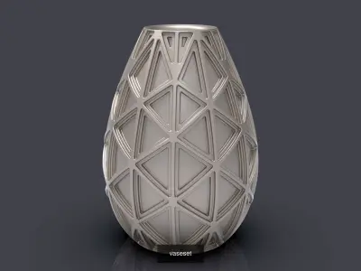 vasecollection vase with wavy lines