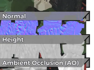 0002-10 Vampire Low-poly 3D model