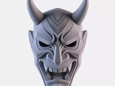 Hannya Mask 3D print model