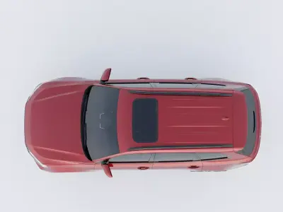 Modern SUV  Low-poly 3D model