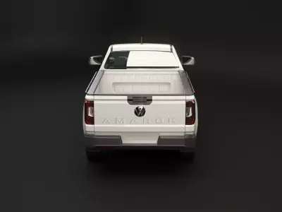 VW Amarok 2024 Base Single Cab Low-poly 3D model