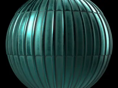 Roof Tile Materials 96- Metal Roofing By Snow Sbsar Pbr 4k Texture