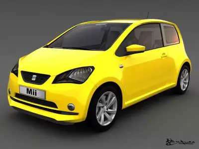 Seat Mii 3 doors 2012 3D model