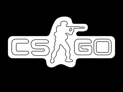 Counter Strike Neon Sign 3D model