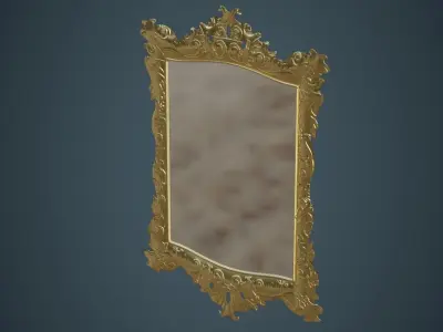 Mirror 1A Low-poly 3D model