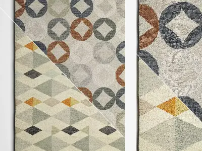Geometric Rugs 3D model