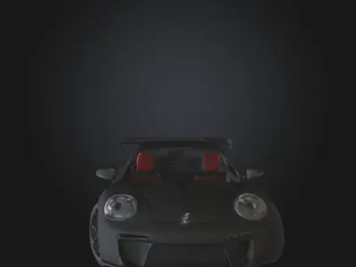 Porsche 911 3D model by aw4667yamen