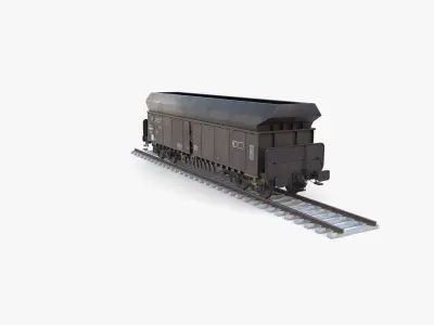 CFR Fals Self Discharger Rail Car v1 3D model