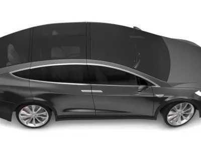 2017 Tesla X Multi Colors 3D model