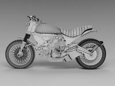 Ducati Cafe Racer 3D model
