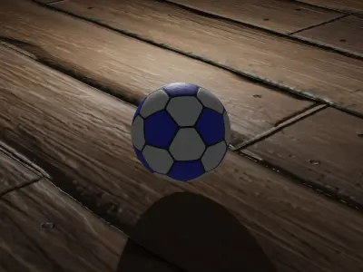 Soccer Ball 3D model 13
