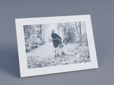 Photo Frame Low-poly 3D model