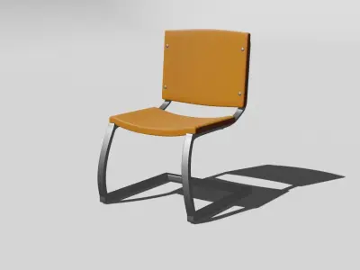 Modern Chair Low-poly 3D model buy