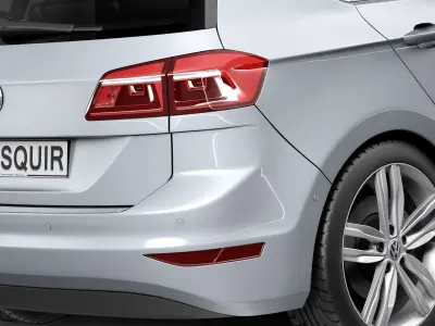 Volkswagen Golf Sportsvan 2015 3D model