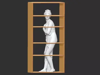 Venus driade bookcase 3D print model