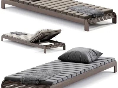 Globewest Banksia Sunbed 3D model