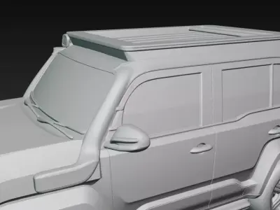 Toyota Land Cruiser FJ Inspired Compact SUV 3D print model