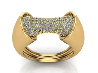 Gem ring 3D print model purchase