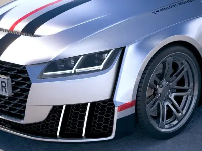 Audi TT RS Clubsport Turbo 2017 3D model
