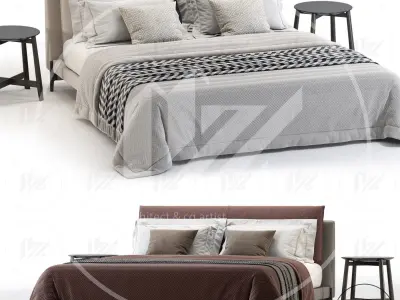 Ditreitalia Kim No2 Bed  3D model