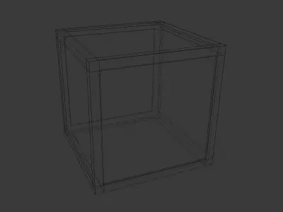 Wooden Crate Free low-poly 3D model