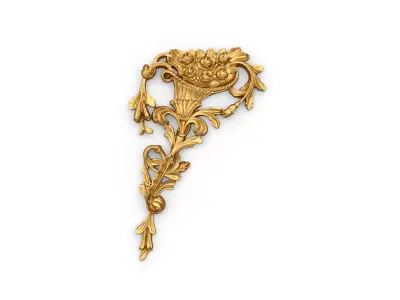 Classic carved decor ornament 356 3D model