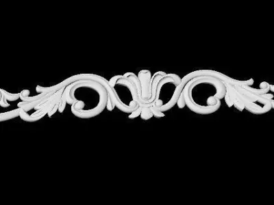 Central decor ornament for furniture 3D model 65