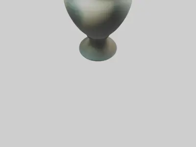 Large statement vase model Low-poly 3D model