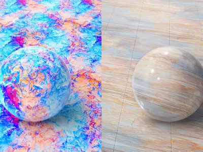 PBR Colored Marble Collection Texture