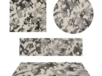 Rugs No 712 Low-poly 3D model