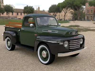 Mercury M47 Series Pickup 1949 3D model