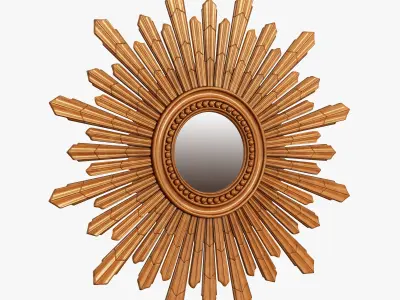 Mirror New Solar Gold 3D model