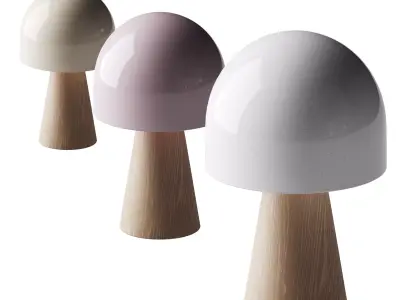 Kleine tafellamp Nalam 3D model