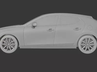 Mazda 3 Hatchback 3D print model