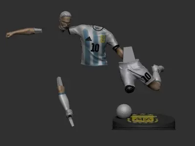 Lionel Messi 3D Printable 5 3D print model