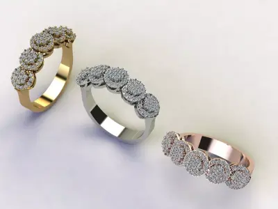 Magnificent ring Free 3D print model