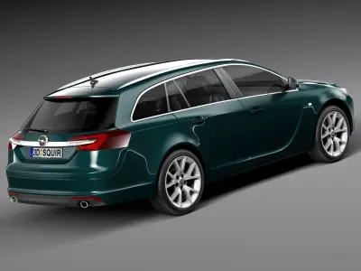 Opel Insignia Sports Tourer 2014 3D model