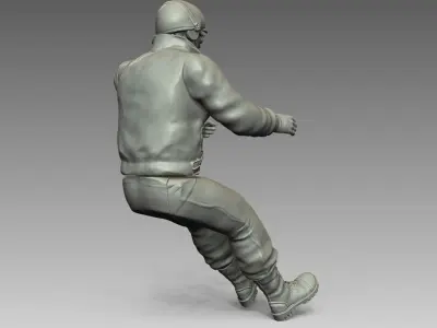 Car Driver Pilot Improved 3D print model