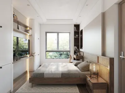 Modern Minimalist Interior 3D model