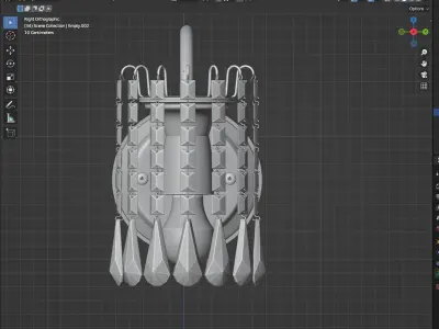 Chandelier Lamp 3D model
