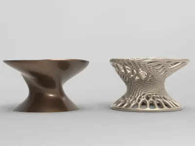 Vase Voronoi 51 3D print model