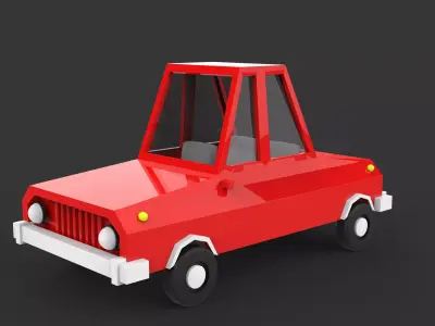 family car 3D model