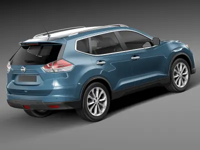 Nissan Rogue 2014 3D model