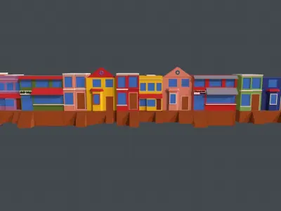 Game Jam Game Assets Free low-poly 3D model