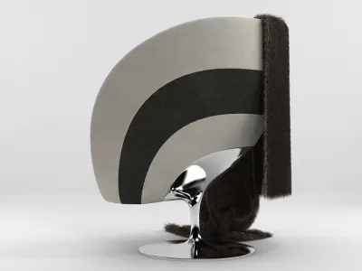 Contemporary Chair 2 3D model